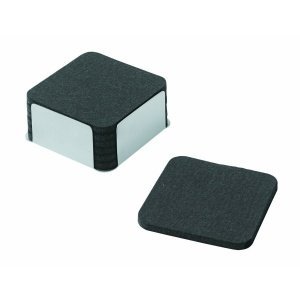 Carl Mertens Filzuntersetzer schwarz 6 S