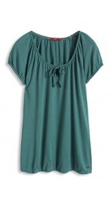 Carmen-Shirt aus Baumwolle/Modal