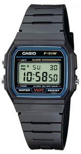 Casio Collection Armbanduhr F91W1YER