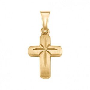 CHRIST Gold Kreuz Anhänger