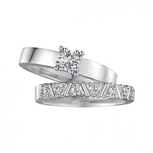 CHRIST Love Diamonds Damenring-Set