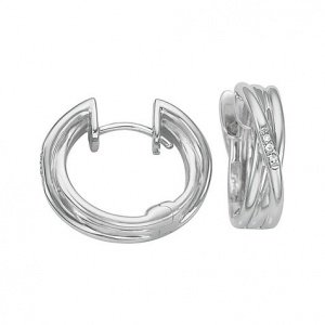 CHRIST Silver Diamonds Creole