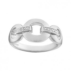 CHRIST Silver Diamonds Damenring