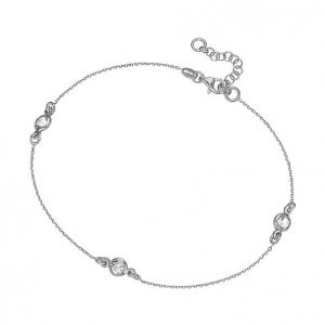 CHRIST Silver Fusskette