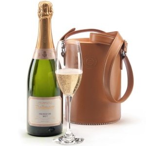 Champagne Dallmayr mit Lederkühler
