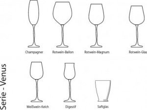 Champagner VENUS 2er-Set