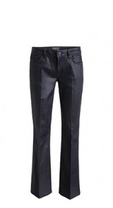 Changierende Stretch-Hose