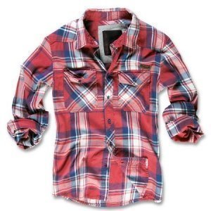 Check Shirt Flanell Hemd rot