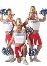 Cheerleader Dragqueen Kostüm