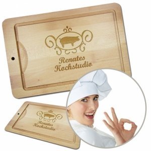 Chefkoch - graviertes Schneidebrett