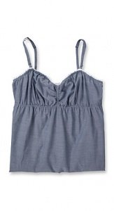 Chemise aus Baumwollstoff