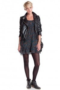 Chiffon-Blüten-Kleid