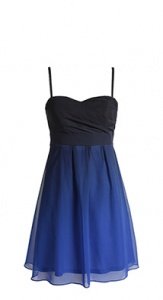 Chiffon Corsagen-Kleid