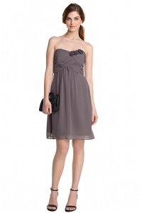 Chiffon Kleid + Blütendekor