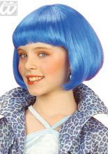 Childrens wig blue
