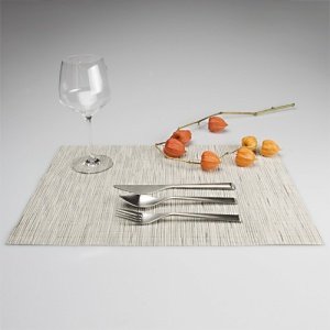 Chilewich Tischset BAMBOO chalk - 2er Se