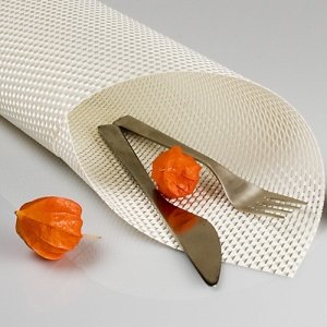 Chilewich Tischset BASKETWEAVE weiß - 2 