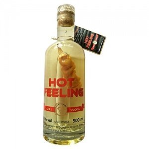 Chili Vodka mit gelber Penis Chili - Hot