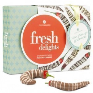 Chilis in Vollmilchschokolade