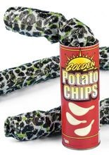 Chipsdose mit Schlange