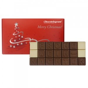Chocotelegram "Frohe Weihnachten"