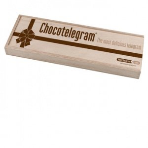 Chocotelegram® - Holzkiste 3x10