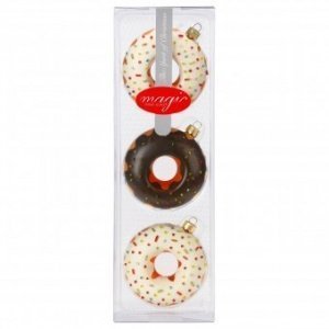 Christbaum-Anhänger Donuts 3er Set