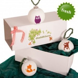 Christbaumkugel-Set Waldtiere