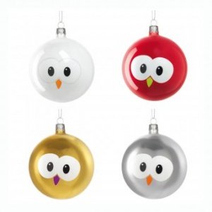 Christbaumkugeln Pally 4er Set