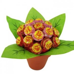 Chupa Chups Lolli Blume Rot