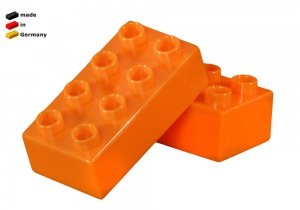 Ciddi Toys Bausteine orange (duplo-kompa