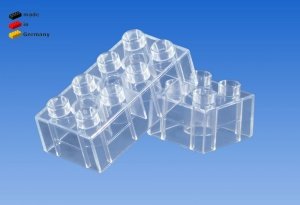Ciddi Toys Bausteine transparent (duplo-