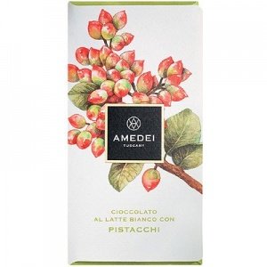 Cioccolato al latte bianco con Pistacchi