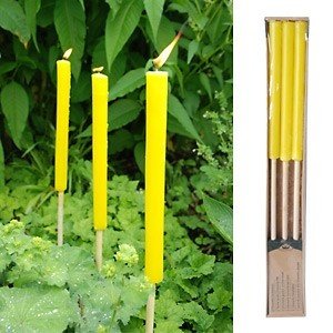 Citronella Wachs- und Gartenfackel, 3er 