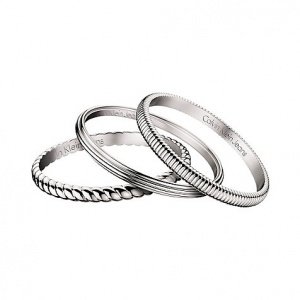 ck Calvin Klein Wave 3er Armreif-Set KJ1