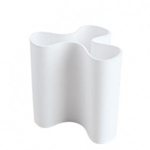 CLARA Vase M solid weiss von Koziol