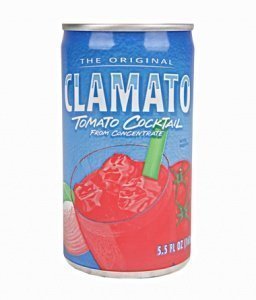 Clamato Tomatensaft und Venusmuschelbrüh