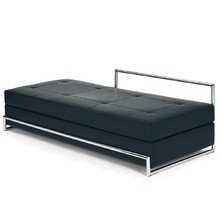 ClassiCon - Day Bed, Leder, schwarz