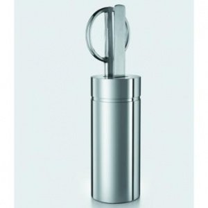 Classic Köcher Chrom mit Schere und Brie