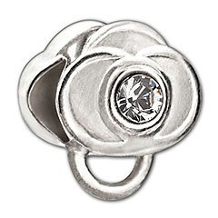 Clear Crystal Flower Charm Halter