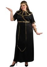 Cleopatra Antike XXL Damenkostüm schwarz