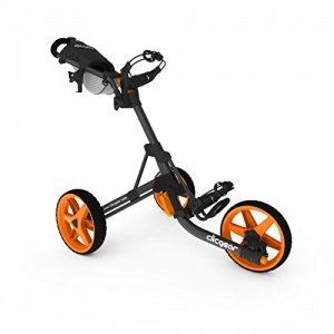 Clicgear Modell 3,5   Golf Push Cart, unisex, Charcoal/Orange, L