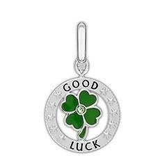 Clover Coin Charm
