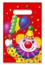 Clown Geschenktüten 6 Stück
