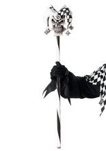 Clown Harlekin Halloween Gehstab Gehstoc