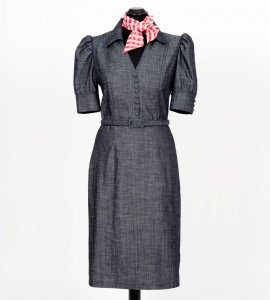 COCKTAILKLEID AUS DENIM