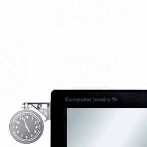 COMPUTER JEWELRY Monitor-Deko Clock von 