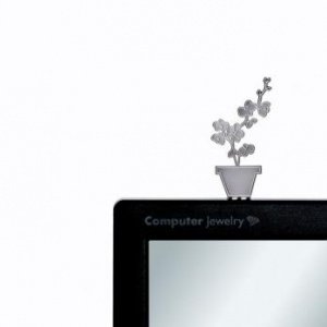 COMPUTER JEWELRY Monitor-Deko Orchid von