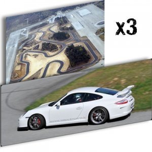 Co-Pilot in einem Porsche 911 GT3 (3Rund