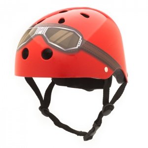 CoConuts Kinderhelm Rot/Brille Medium
